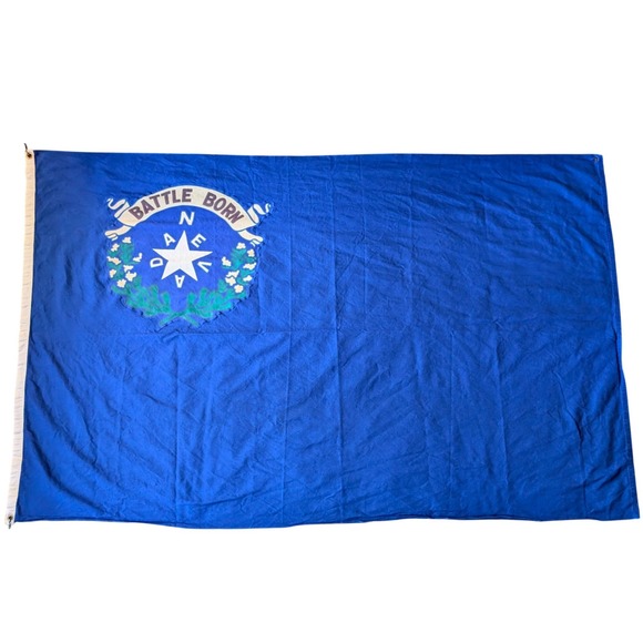 Ajax Paramount Flag Co. Other - Vintage Nevada State Flag Battle Born 4x6 Cotton Ajax Paramount  San Francisco
